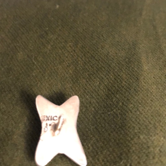 Vintage Mexico sterling silver post earrings - Picture 4 of 4